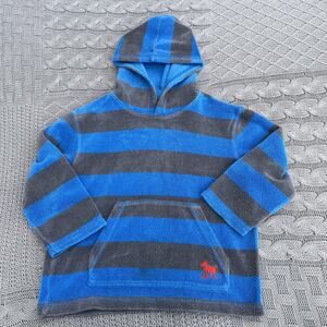 Mini Boden Hooded Toweling Top ~ 5/6